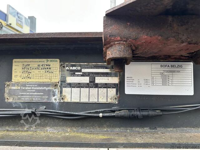 Transportador de madera Doll Holzauflieger 34 to EXTE Rungen TÜV NEU! BOFA H...