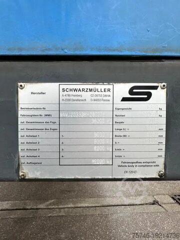 Posuvné plachty Schwarzmüller 3-Achs Tautliner 3-Achs Tautliner Schiebeplane ...