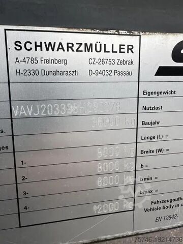 Posuvné plachty Schwarzmüller 3-Achs Tautliner 3-Achs Tautliner Schiebeplane ...