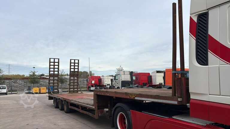 Düşük yükleyici BROSHUIS broshuis (GOOD TIRES / 39 TONS / BELGIAN TRAILER)