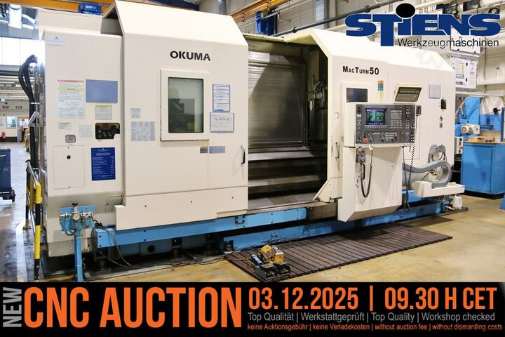 CNC turning and milling center OKUMA MacTurn 50