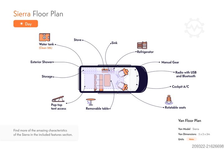Caravan/camper Ford Panama P10 Campervan | 2022 | Euro 6 | Venditore professionale