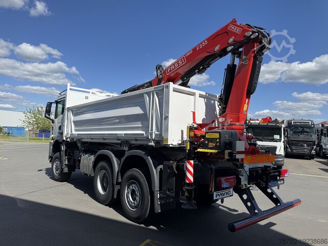 Kipper vrachtwagen MAN TGS 28.440 6x4-4 2-Seitenkipper FASSI