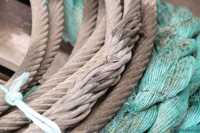 Staalkabel/scheepsstuwage Stahl Nylon Ø27 mm/13m / Ø 100 mm/4 m