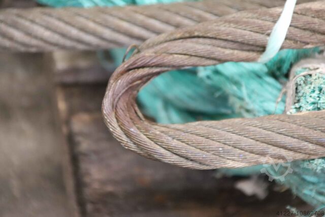 Staalkabel/scheepsstuwage Stahl Nylon Ø27 mm/13m / Ø 100 mm/4 m