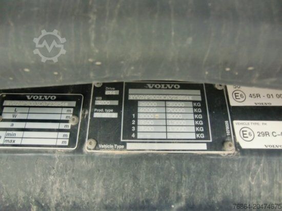 Standard trækkerunit VOLVO FH 16 700 6X4T, E5, KIPPHYDRAULIK I SHIFT, SCHWERLASTKUPPLUNG