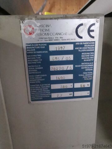 1-vält, valsuppdragsmaskin Giardina G95/05