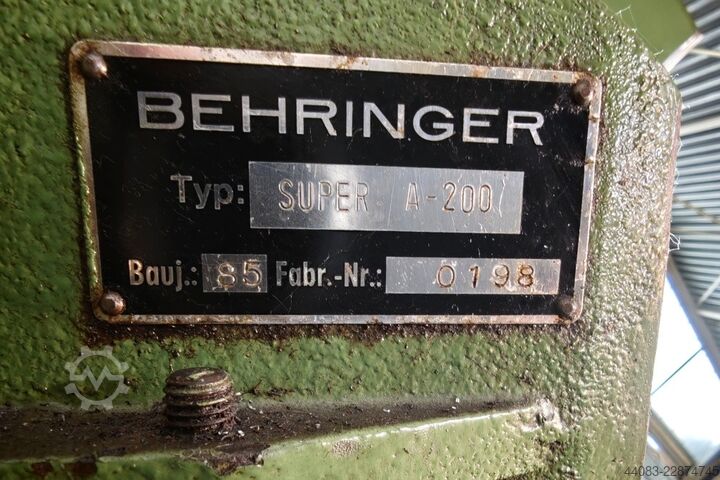 σιδεροπρίονο BEHRINGER Super A 200