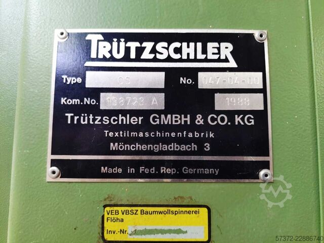 Instalație de curățare/preparare a fibrelor Trützschler CVT3 1600 / CS