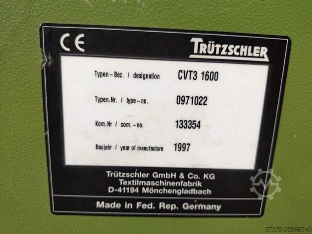 Instalație de curățare/preparare a fibrelor Trützschler CVT3 1600 / CS