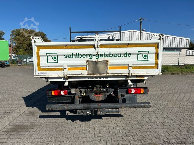 Driezijdige kipper bestelwagen IVECO EuroCargo 80-210 / Meiller + Hohe Bordwände
