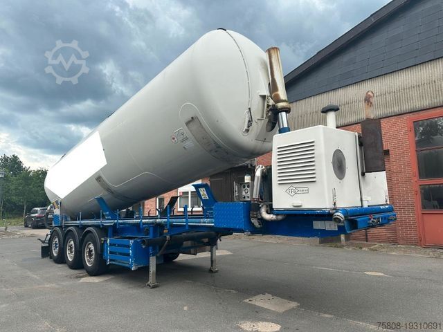 Semiremorcă siloz FELDBINDER Kippsilo KIP 45.3 mit Kompressor und Hydraulik