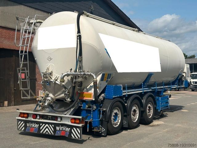 Semiremorcă siloz FELDBINDER Kippsilo KIP 45.3 mit Kompressor und Hydraulik