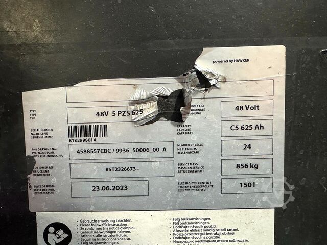 Baterija 06/2023, servis + UVV 07/2027 Linde E 18