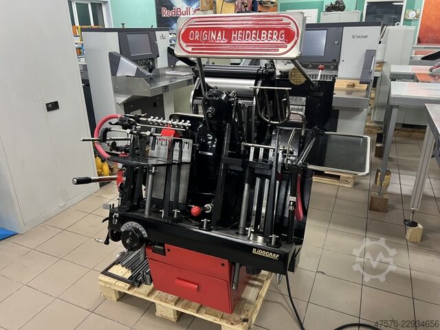 Μηχανή κοπής και εκτύπωσης Letterpress Heidelberg OHT „windmill” Letterpress