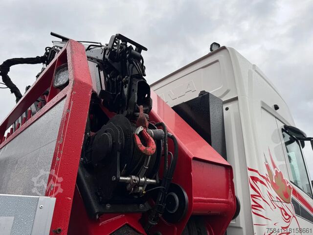 Vrachtwagen met kraan Scania R 500 8x4 HMF 5020-K6 + JIB FJ 1000-K5