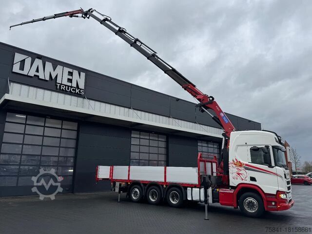 Vrachtwagen met kraan Scania R 500 8x4 HMF 5020-K6 + JIB FJ 1000-K5