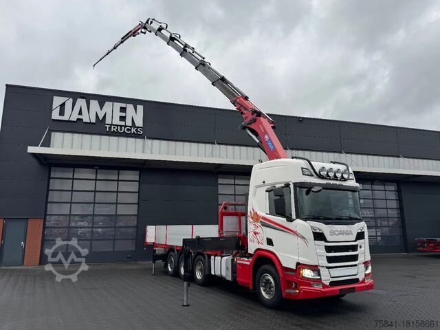 Vrachtwagen met kraan Scania R 500 8x4 HMF 5020-K6 + JIB FJ 1000-K5