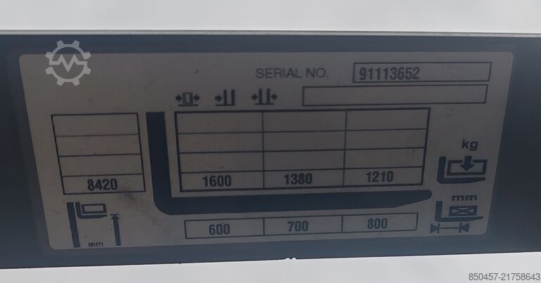 Reach Trucks Jungheinrich ETV 216 6884mh/ 8.42m/ 2017y