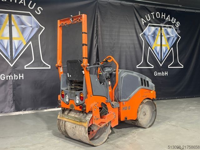Rullo monotamburo HAMM TANDEM WALZE / ROLLER HD 8 VV KUBOTA KNICKGELENK