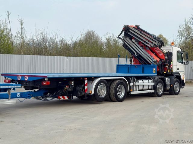 Macara montată pe camion VOLVO FMX 460 * KRAN +JIB+ FUNK + Anhänger! 6x4 * TOP