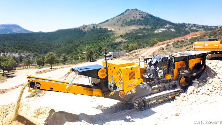 Crushing equipment FABO Mobile Brechanlage - Brecher 200-240 TPH Mobile Brechanlage - Brecher