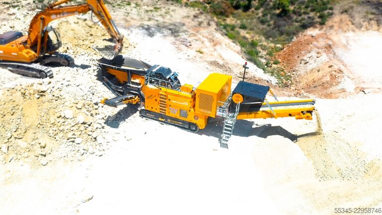 Crushing equipment FABO Mobile Brechanlage - Brecher 200-240 TPH Mobile Brechanlage - Brecher