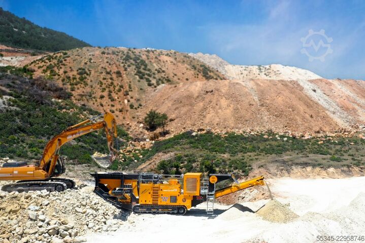 Crushing equipment FABO Mobile Brechanlage - Brecher 200-240 TPH Mobile Brechanlage - Brecher