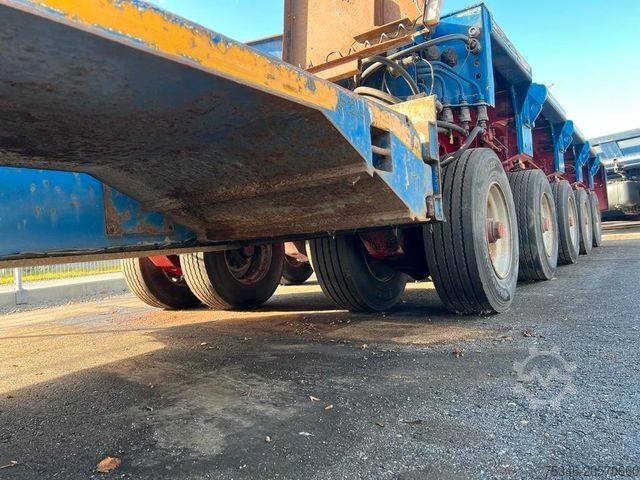 Dieplader oplegger GOLDHOFER STHP 8 (3+5)/GG 219 to/Pendelachsen /ausziehbar