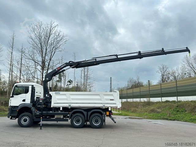 Andra MAN TGS 33.440 6x6 /3-Seiten- Kipper /  HIAB 228-4