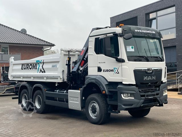 Andere MAN TGS 33.440 6x6 /3-Seiten- Kipper / HIAB 228-6