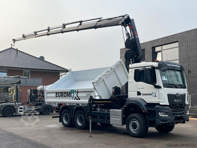 Andere MAN TGS 33.440 6x6 /3-Seiten- Kipper / HIAB 228-6
