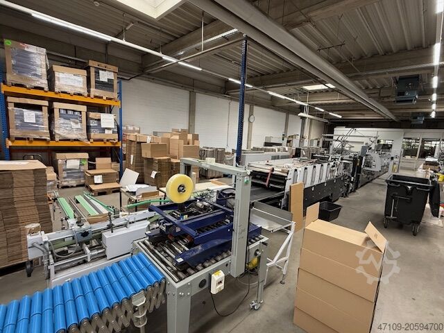 Hajtogatott karton ragasztógép Heidelberg Diana Smart 115