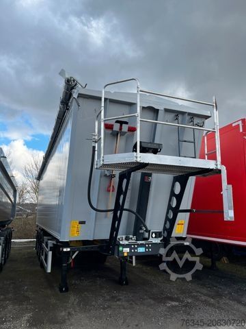 Kippers oplegger WIELTON 55m3 Alu-Kastenmulde Kombitür NEU