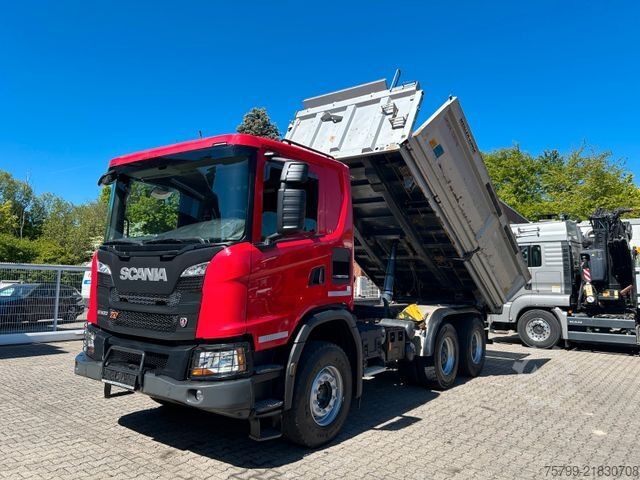 Tre-sidet tipbil SCANIA G500 MEILLER 3Skipper + Bordmatik