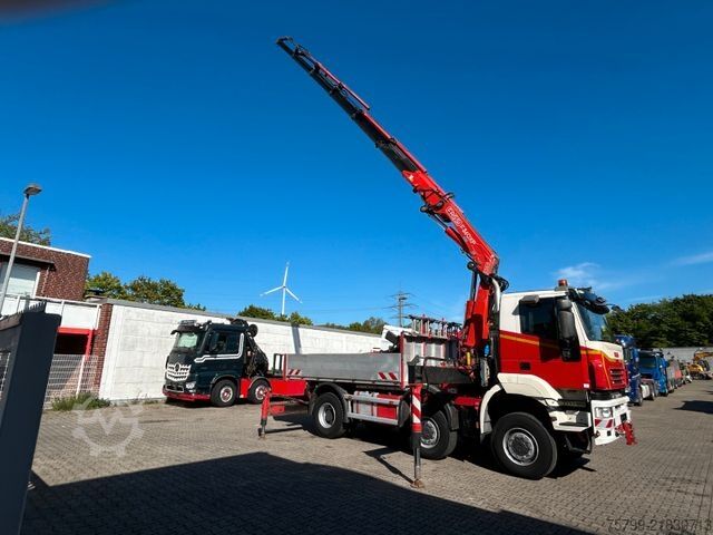 Jeřáb na nákladním automobilu IVECO MP 410 Pritsche +Fassi F360BXP.26 Kran + JIB 6x6