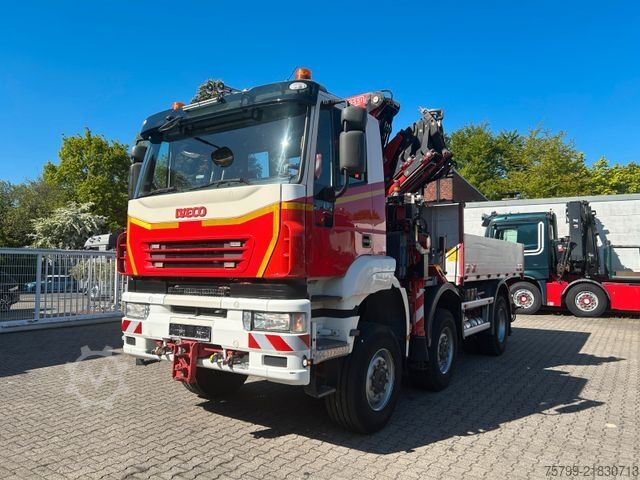 Jeřáb na nákladním automobilu IVECO MP 410 Pritsche +Fassi F360BXP.26 Kran + JIB 6x6
