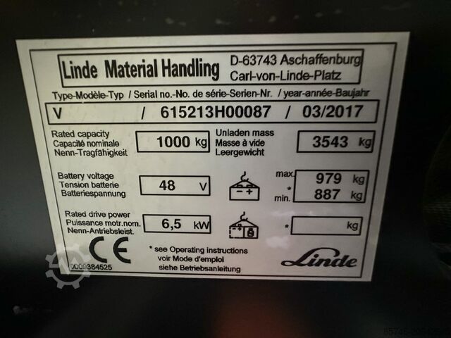 V ( 5213 ) - ¡¡Guiado por cable!! ¡¡DOBLE dirección!! Triplex FFL LINDE V ( 5213 ) - Wire Guidance !! DOUBLE steering !! Triplex FFL