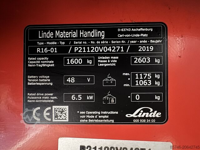 R 16 - * Triplex FFL !! PEŁNA opcja !! LINDE R 16 - * Triplex FFL !! FULL options !!