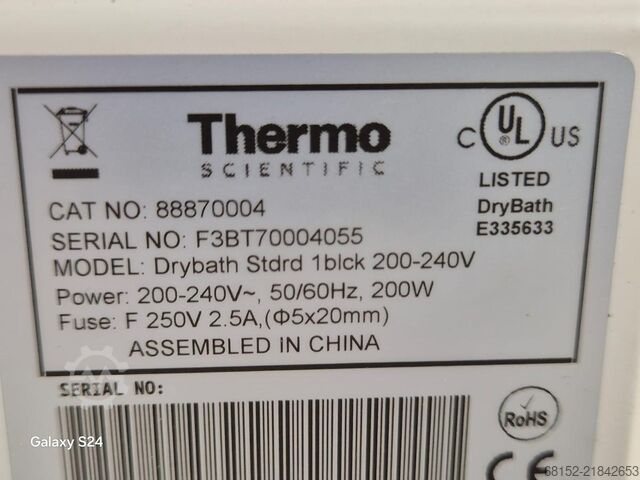 Thermo Scientific 1blck Drybath Estándar 1/12 Bloque (Baño seco estándar con bloque 1/12 de Thermo S Thermo Scientific 1blck