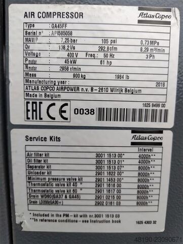  Atlas Copco 45FF