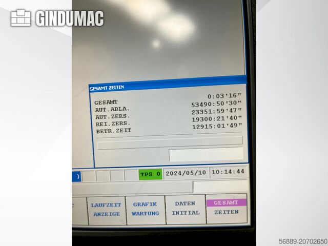Centro de maquinação horizontal Mazak HI Nexus 6000 II