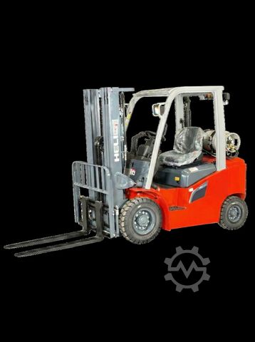 Čelní nakladač na LPG Heli CPYD25-G3- GAS  2,5t 4,7m Hub - KUBOTA - Garantie
