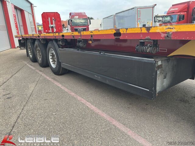 Yarı römork ES-GE 3-SAL 39-NA*Stahlmatten*Rungentaschen*Seilwinden