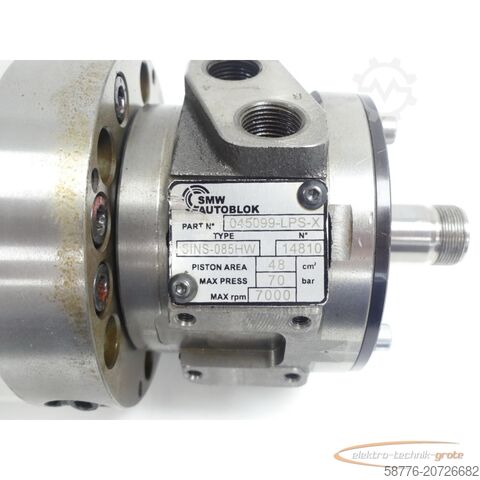 Bileşen SMW Autoblok SINS-085HW Hydraulischer Vollspannzylinder SN:14810