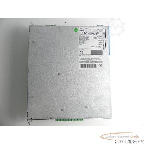 Bileşen Stöber FDS5055/L Posidrive Servoantrieb HW 11 SW 5.3C SN: 8702144