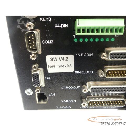 Trump-component Trumpf 1255448 Industrial PC / Industrie PC SW V4.2 HW Index A3 SN: 2918