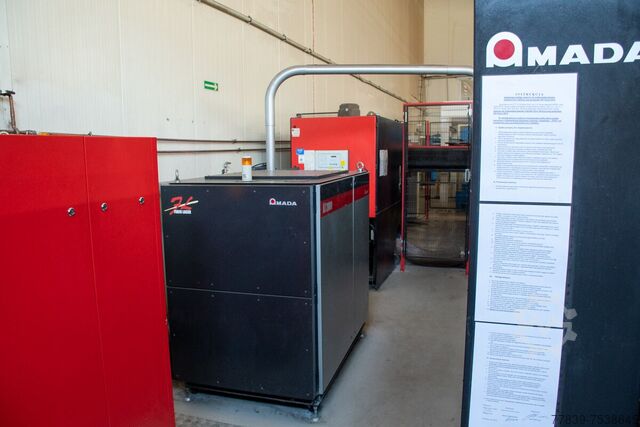 Lasersnijmachine met automatisering AMADA PROMECAM Fiber FLC3015AJ 2kW