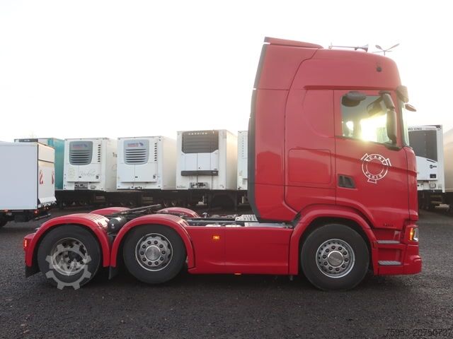 Standard tractor unit Scania S 500 Super 6x2/4 mit verstellbarer Sattelkupplung