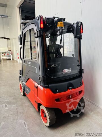 Electric 4-wheel forklift Linde E 16 P-02 EVO Triplex Kabine STVO